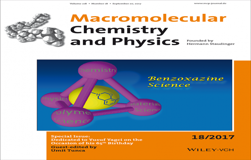 Macromolecular Chemistry & Physics, Wiley has published a special issue on the occosion of Prof. Yusuf Yagci’s 65th birthday. Many distingusihed scientistists contributed papers to recognize his contribution to polymer science. 