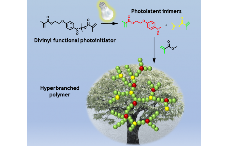 A Simple Photochemical Route to Hyperbranched Polymers by Using Photolatent Inimer