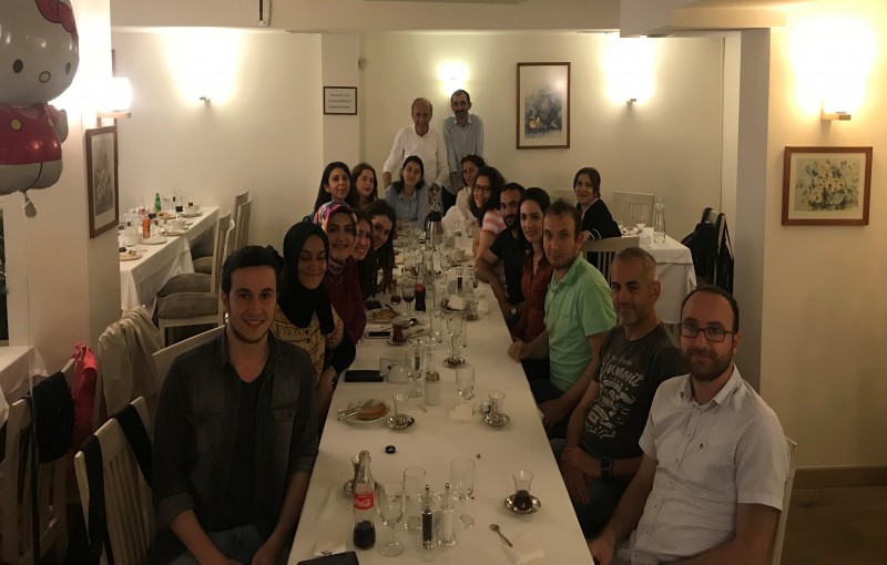 Group members celebrated the Ramadan with a traditional iftar dinner.